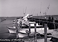 1960 Hurricane Donna Boat on Marina